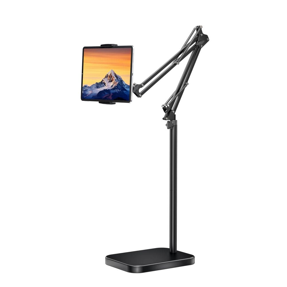 Suporte de chão para tablet Bluusuuk, altura ajustável, base de 5 kg