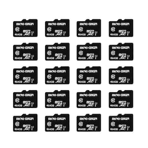 Cartão de memória Micro Center 64GB Classe 10 Micro SDXC 20 Pack