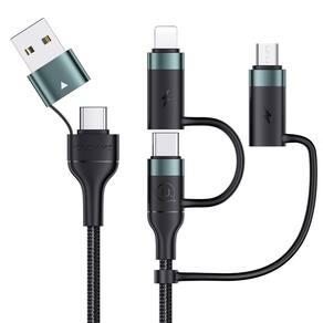 Cabo de carregamento YOUSAMS PD 60W USB C Multi Fast Nylon Trançado