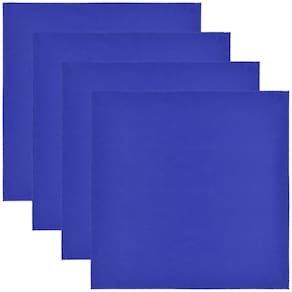 Pano de limpeza Wisdompro Extra Large, pacote com 4, 41 x 41 cm, azul