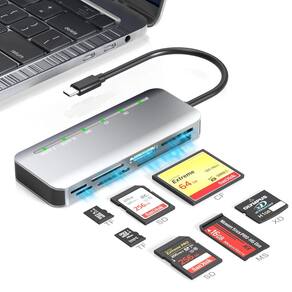 Leitor de cartões Memory Stick Pro Duo Yeemie Pro 7 em 1 USB-C