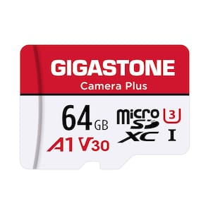 Cartão Micro SD Gigastone Camera Plus 64GB Cartão de memória 95MB/s