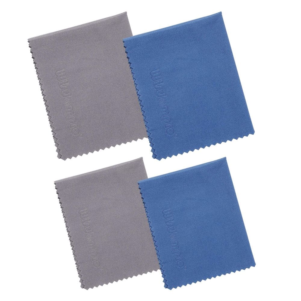 Pano de limpeza de microfibra Wisdompro Large, pacote com 4, 30x21cm