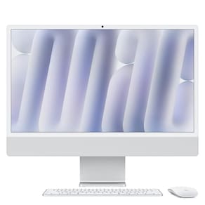 iMac 24", M4, CPU 10 núcleos e GPU 10 núcleos, Memória Unificada 16GB, 256GB SSD - Prateado