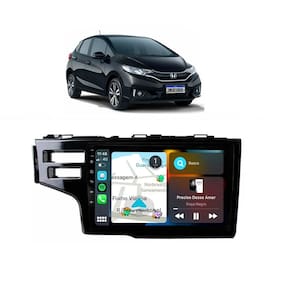 Kit Multimídia New Fit DX LX 2015 16 17 18 9 Pol Carplay Androidauto CM9 Faaftech