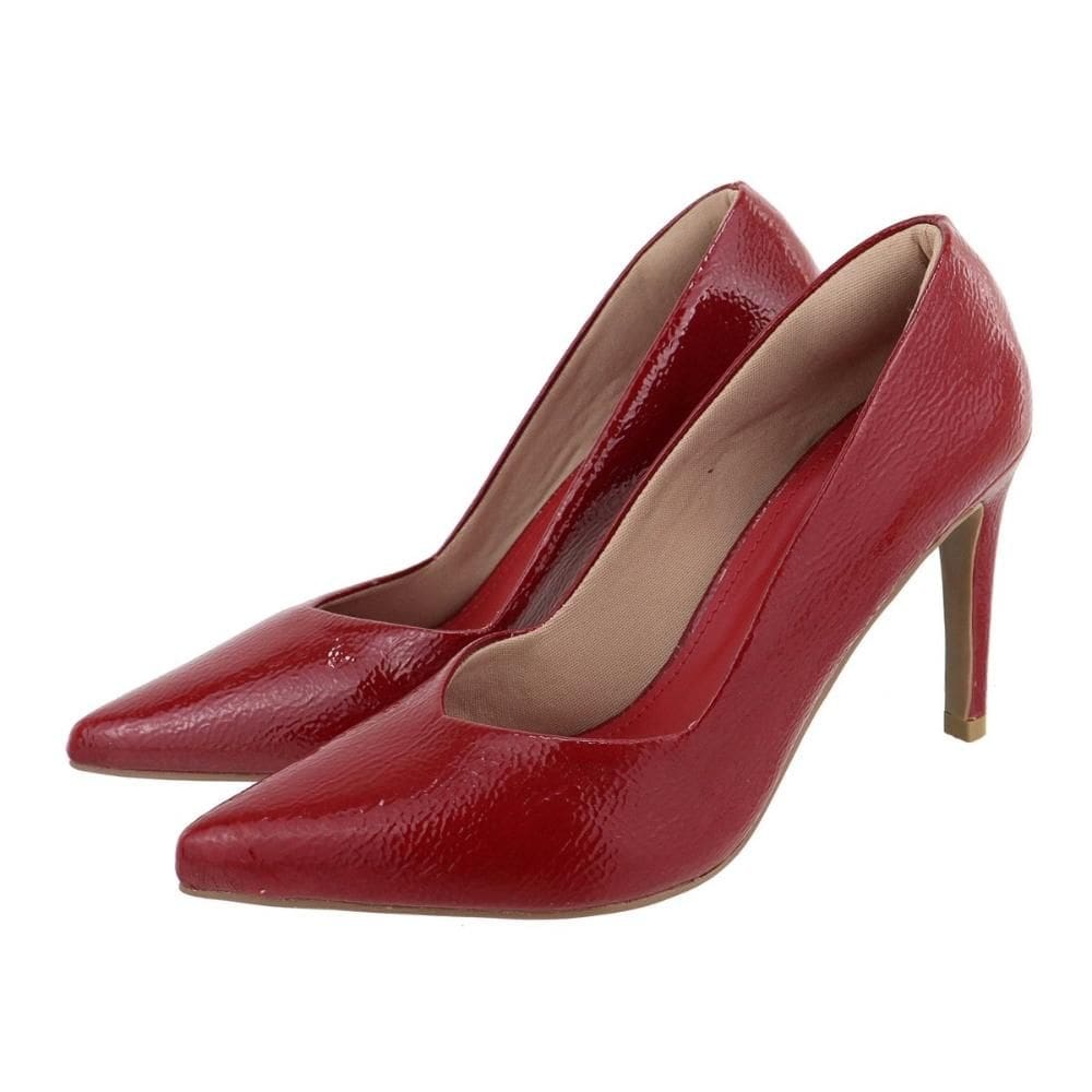 Scarpin Feminino Casual Bico Fino Salto Alto Fino Clássico