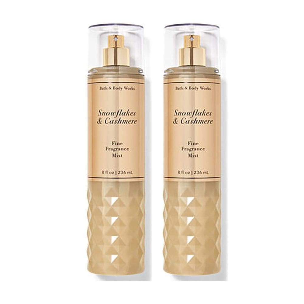 Perfume Bath & Body Works Flocos de neve e caxemira 240 ml (2 x 120 ml)