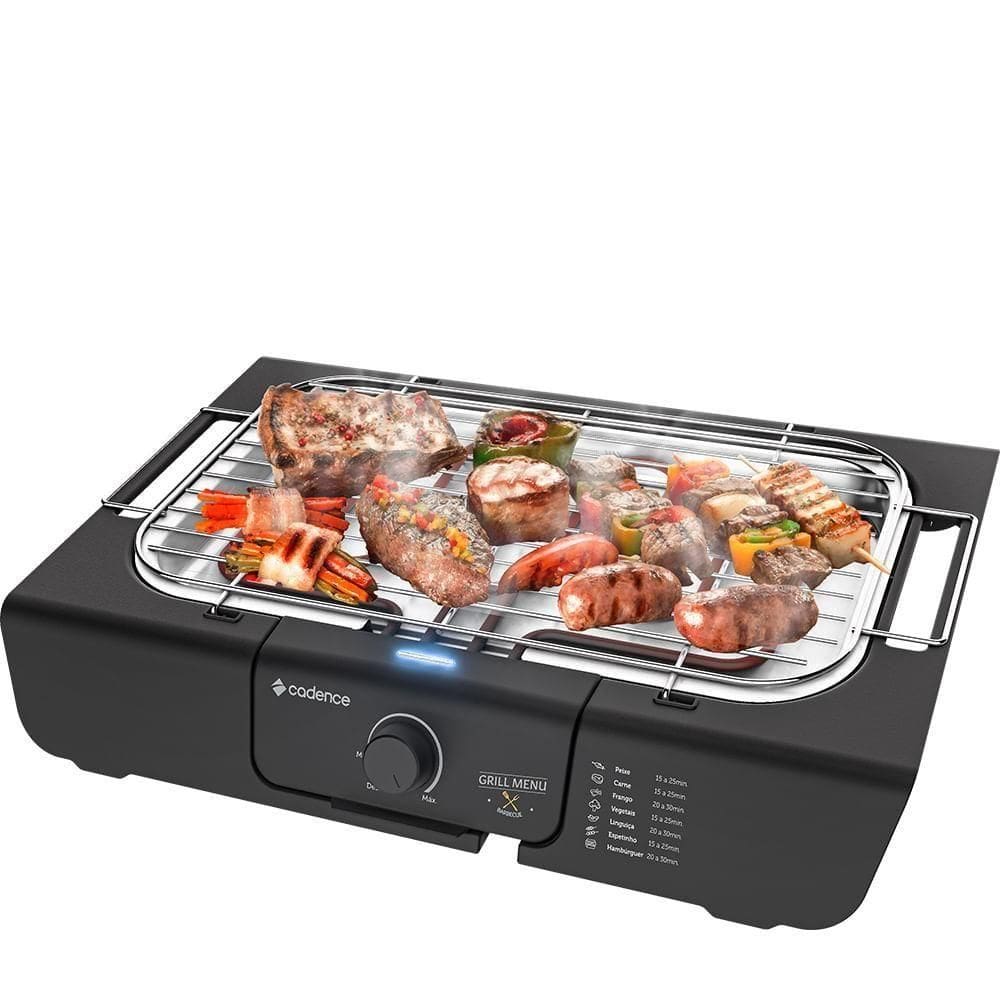 Churrasqueira Elétrica Cadence Grill Menu 110V