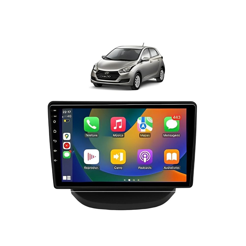 Kit Multimídia HB20 2012 13 14 15 16 17 18 19 Android 9 Pol 2/32Gb Carplay Bt - Vision 8990CP