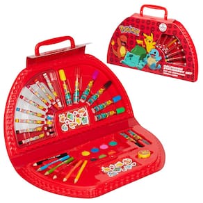 Conjunto de arte: aquarelas, lápis de cor, lápis de cor, lápis de cor