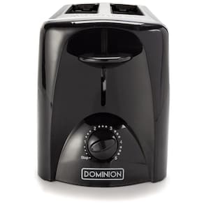 Torradeira Elétrica 2 Fatias com Desligamento Automático, 110V 900W, Dominion, Preto