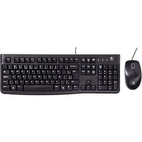 Kit Teclado E Mouse Logitech Usb 1000Dpis - Preto