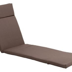 Almofada Para Espreguiçadeira 200X55X5Cm Lisa - Marrom