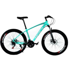 Bicicleta Aro 26 Alumínio Bike 21 Vel Freio A Disco Azul