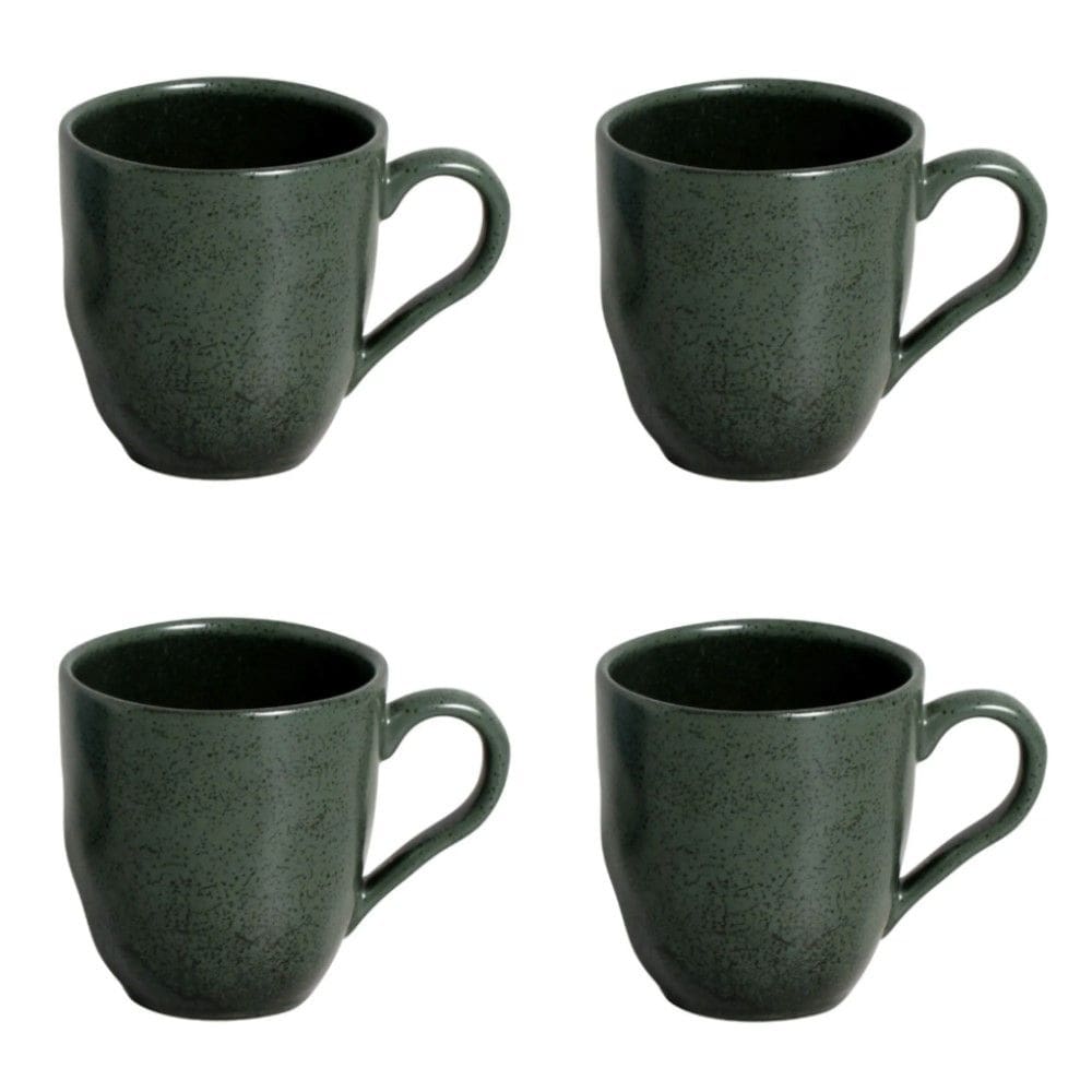 Conjunto de Canecas 04 Peças Orgânico Arauco Porto Brasil