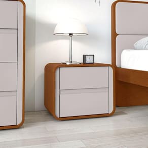 Mesa De Cabeceira Hanover Amendoa Clean/off White