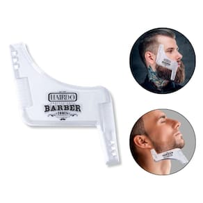 Molde Alinhador Pente Régua Barba Bigode Pézinho Barbearia