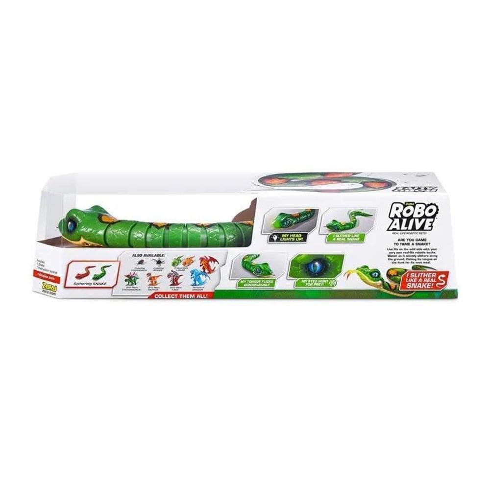 Robô Alive Cobra Verde Com Movimento Candide 1121