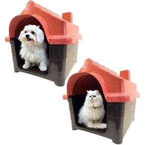 2x Casinhas Pet Cachorro Gato Conforto e Segurança Casa N2