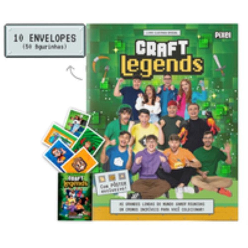 Craft Legends: Kit de álbum + 10 envelopes
