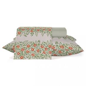Jogo de Cama Queen 4 Peças Teka 100% Algodão 150 Fios Botanique