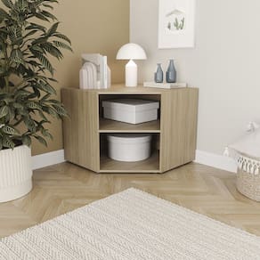 Guarda-roupa Modular Canto Oblíquo 60cm Frame Cabecasa Madeiramadeira Acácia