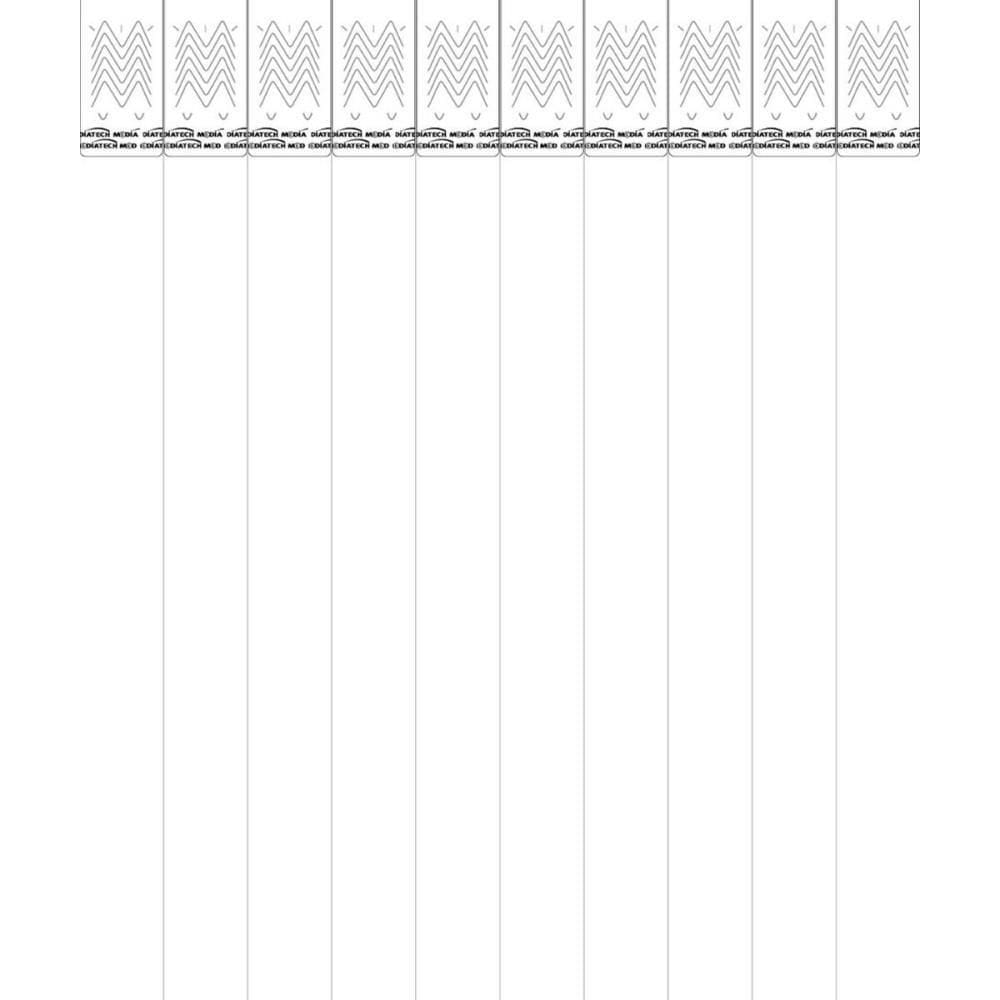 Pulseira de Identificação Branco 100unid - Tecnomidia