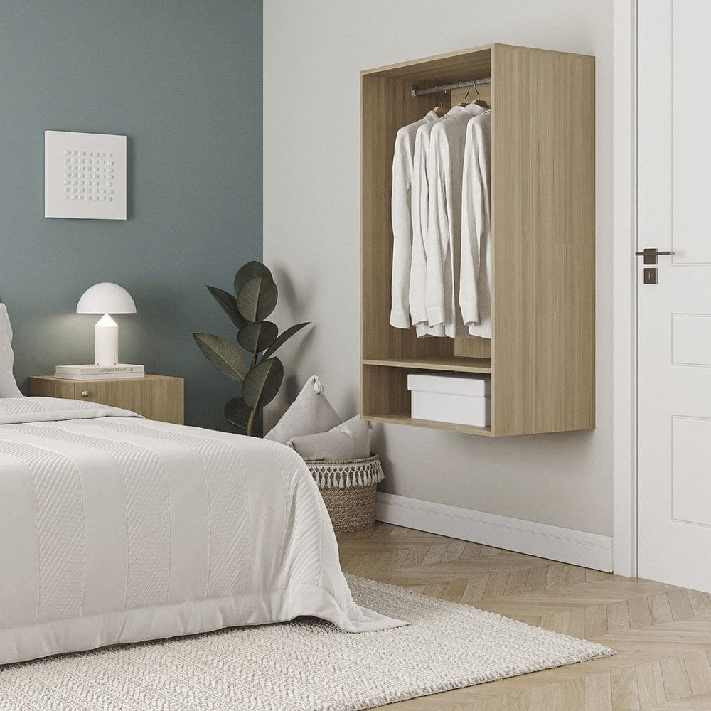Guarda-roupa Modular 70cm X 120cm Frame Cabecasa Madeiramadeira Acácia