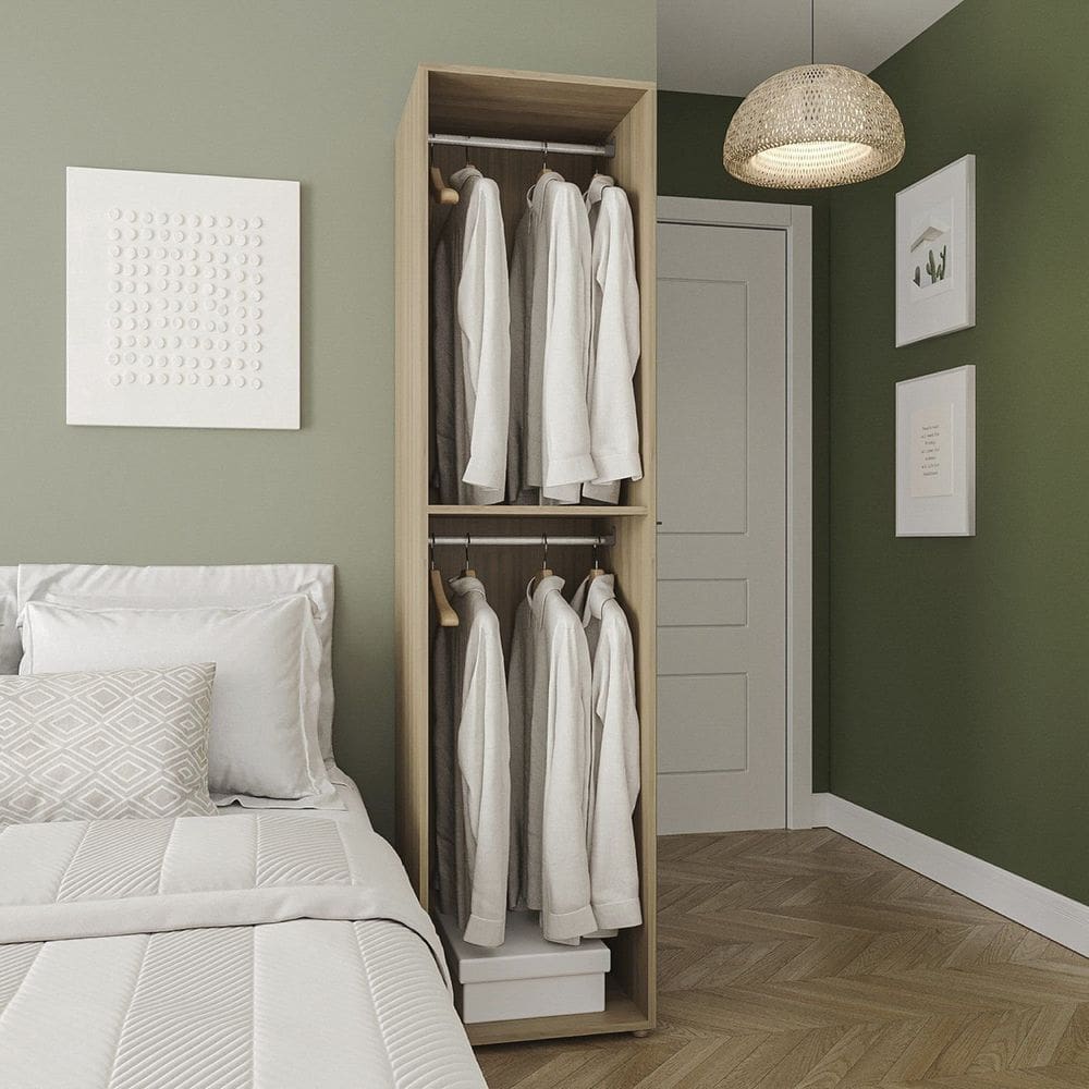Guarda-roupa Modular 45cm X 180cm Frame Cabecasa Madeiramadeira Acácia