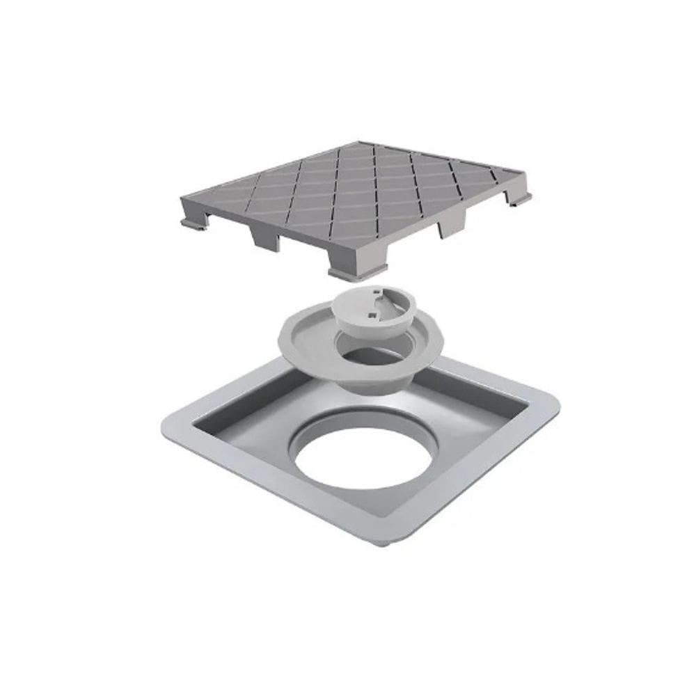 Linear Ralo Pvc Quadrado Oculto 10x10cm 7344