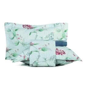 Jogo de Cama 4 Peças Casal Altenburg Toque Acetinado Florescer