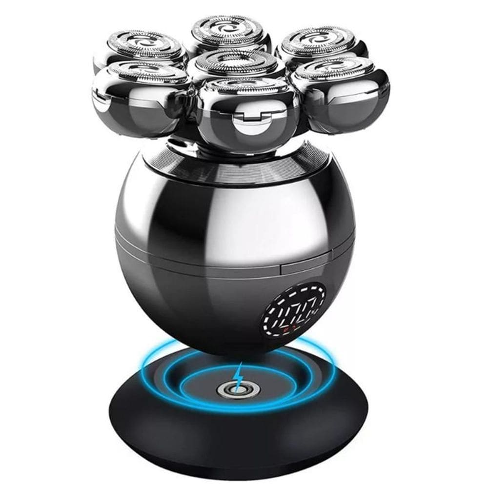 Barbeador 7D: Recarregável Com Carregamento Usb