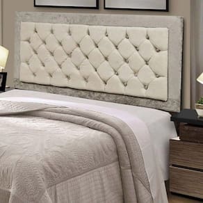 Cabeceira para Cama de Casal 140 Cm Berlin Marfim