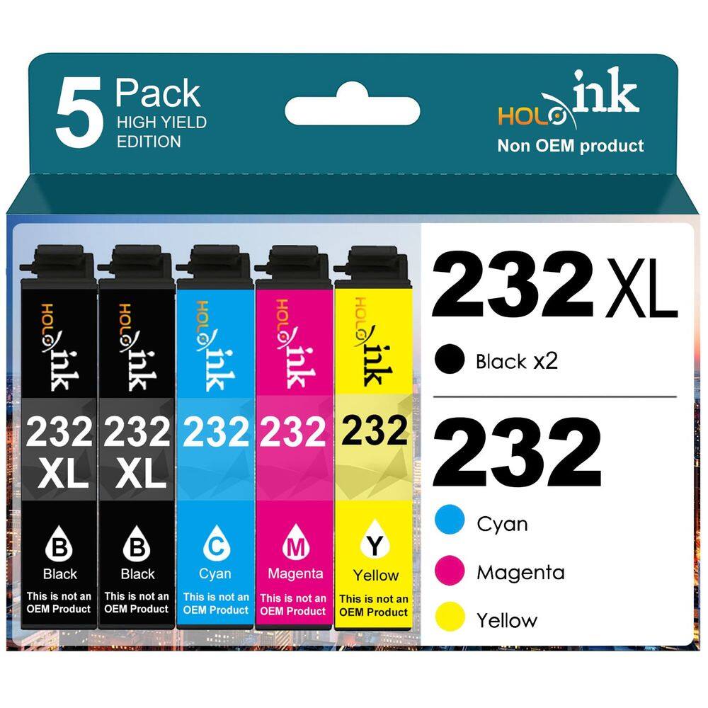 Cartuchos de tinta HOINKLO 232XL remanufaturados para Epson 232