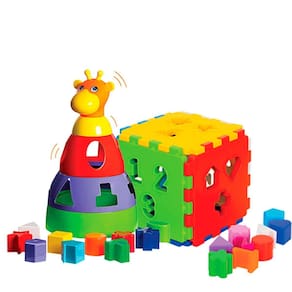 Kit De Brinquedos Educativos Infantil Para Bebês 1 Ano
