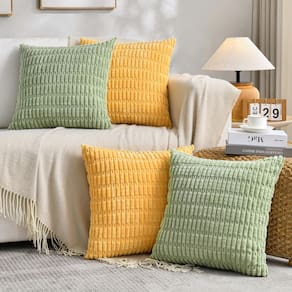 Conjunto de 4 capas de almofada Fancy Homi Spring Boho de 60 x 60 cm
