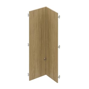 Kit Porta Módulo Canto Reto 119,5cm Frame Cabecasa Madeiramadeira Acácia