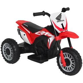 Moto Elétrica Infantil 3 Rodas Honda CRF 450R Bateria 6V Pedal Aceleração Botões Guidão Bel