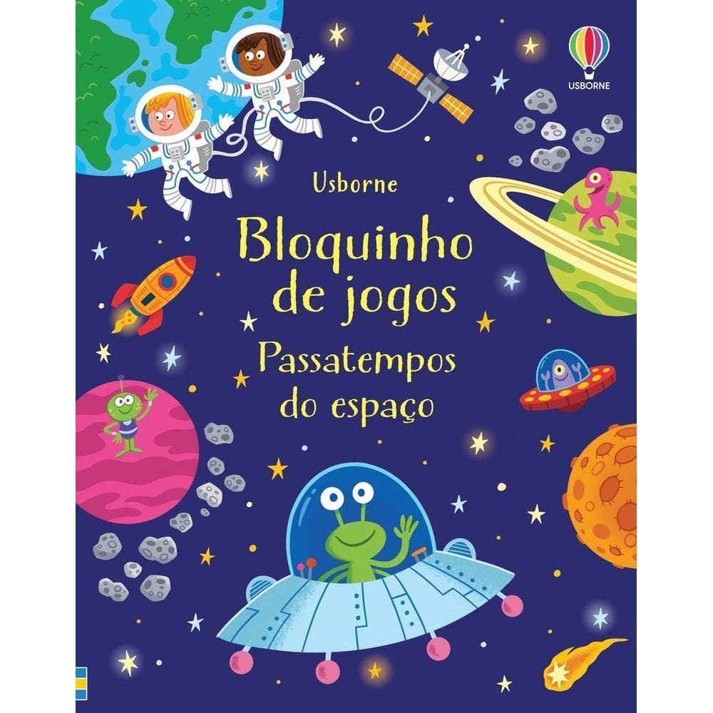 Passatempos Do Espaço: Bloquinho De Jogos