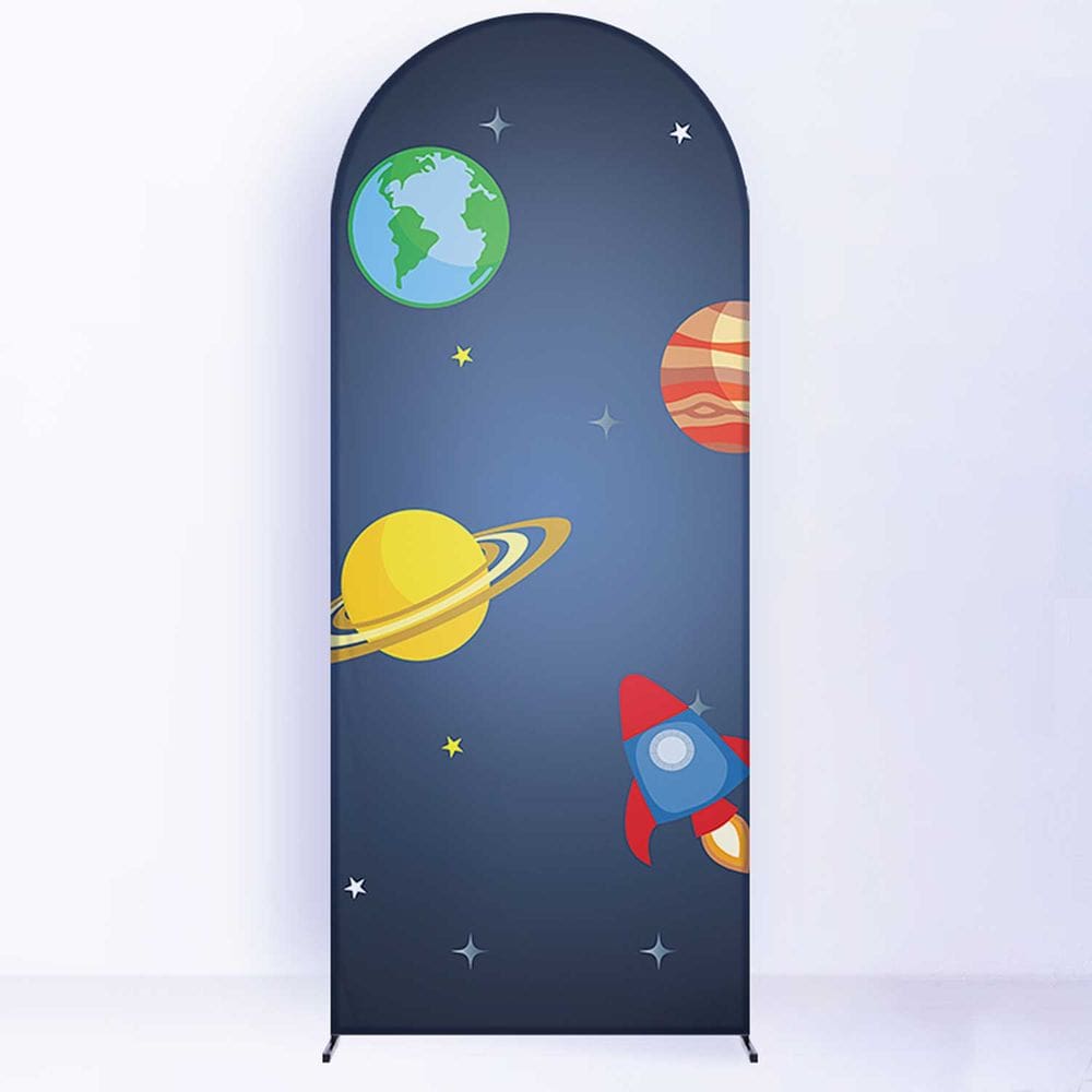Painel de Festa Romano com Forro Astronauta - Fera Print