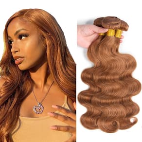 Pacotes de cabelo DiexRlamx Brown Body Wave 8A Brazilian 30 Color