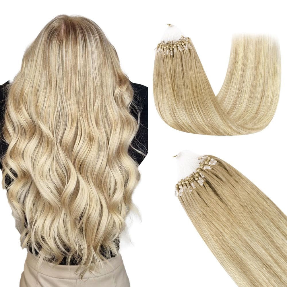 Extensões de cabelo GOO GOO Micro Link Tip 16cm 50g 50g Blonde