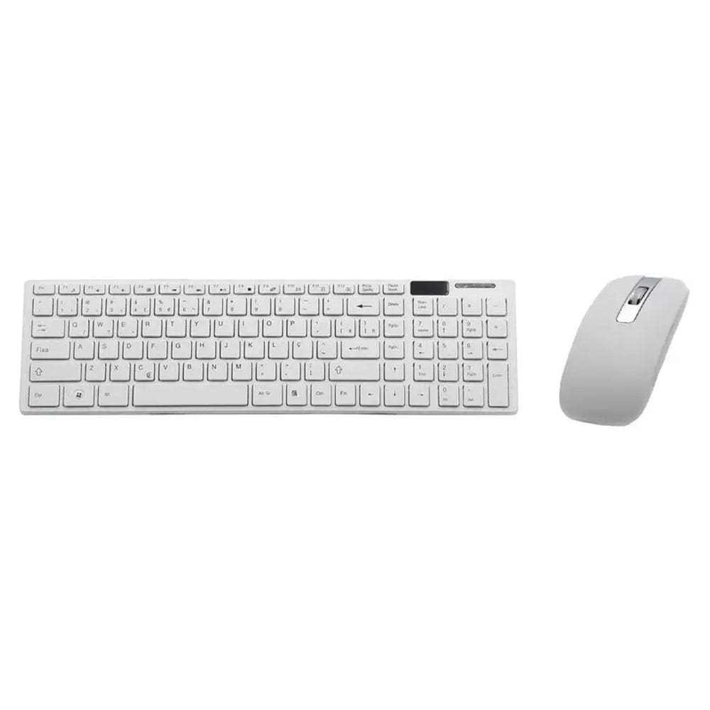 Kit Teclado E Mouse Sem Fio Confortável Ótimo Para Home Office Compatível Com Computador PC