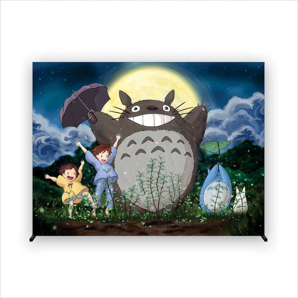 Painel de Festa Retangular Totoro 4,50x2,80 metros - Fera Print