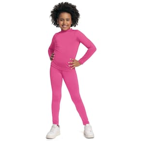 Pijama Térmico Infantil Segunda Pele Rosa Chiclete Fakini