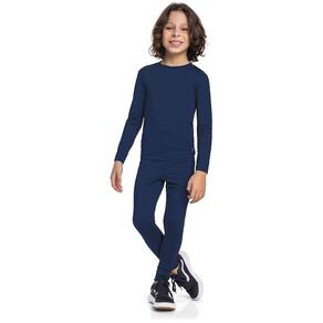 Pijama Térmico Infantil Segunda Pele Marinho Fakini