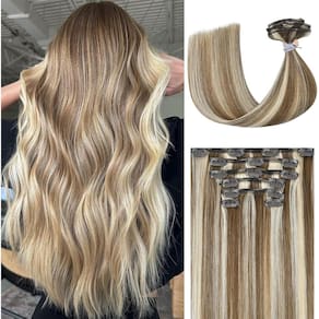 Extensões de cabelo Ukira Blonde Highlights 30 cm 70 g 7 unidades 6/613
