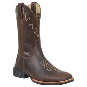 Bota Masculina Jácomo com Bico Quadrado Marrom 37988