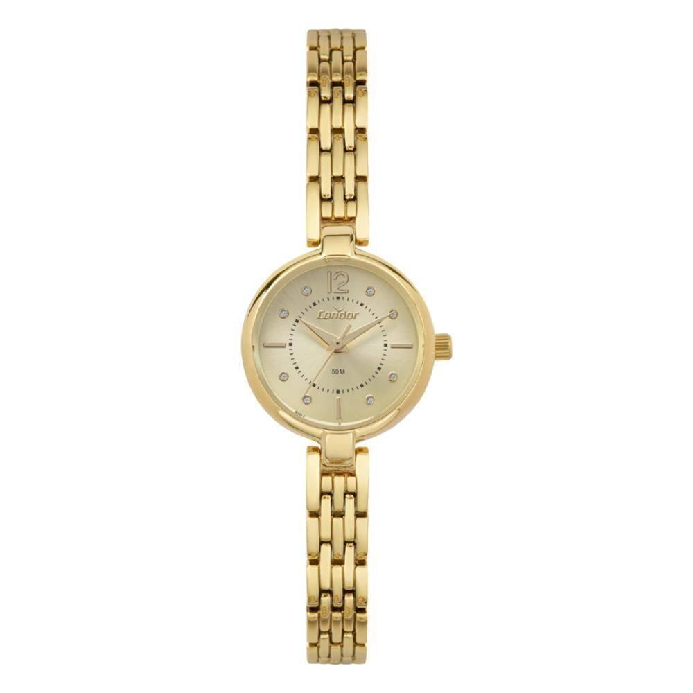 Relógio Condor Feminino Ref: Co2035Nsg/5X Bracelete Dourado
