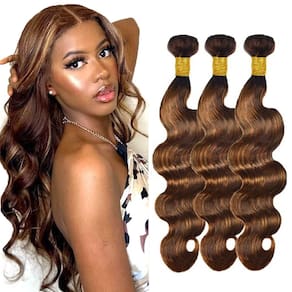 Pacotes de cabelo ZevPiul Highlight Body Wave P4/30 45-50cm 3x100g
